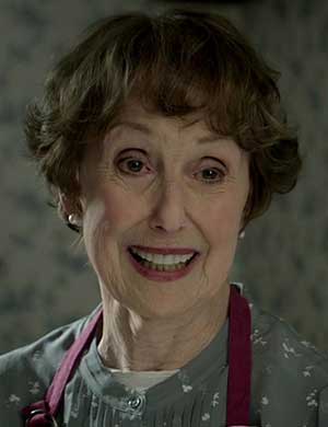Candid of Mrs. Hudson